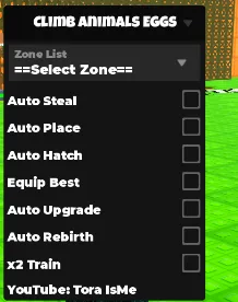 Climb For Animals Eggs Script 2026 – Auto Steal, Auto Hatch