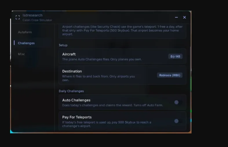 Autofarm, Auto Challenges |Simulator Script