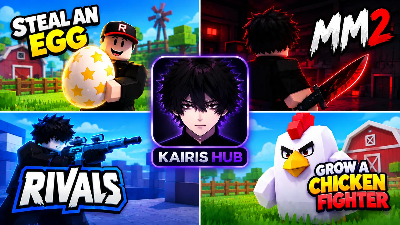 Kairis Hub | MM2, Steal an Egg, Rivals, GACF Script KEYLESS